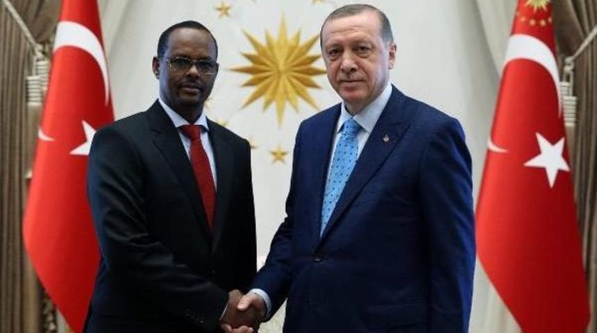 Cumhurbaşkanı Erdoğan'a Somali B&uuml;y&uuml;kel&ccedil;isi'nden G&uuml;ven Mektubu