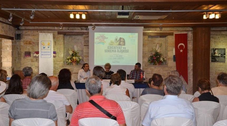 Kuşadası&rsquo;nda &rsquo;edebiyat Ve Sinema İlişkisi&rsquo; Konulu Panel D&uuml;zenlendi