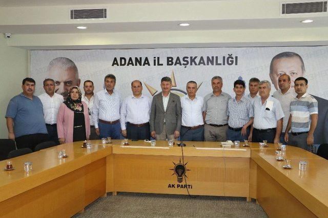 Memur-sen Heyeti Zam İçin Ak Parti Adana İl Başkanı Yeni’nin Kapısını Çaldı