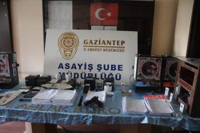 Gaziantep'te Yasadışı Bahis Operasyonu: 9 Gözaltı