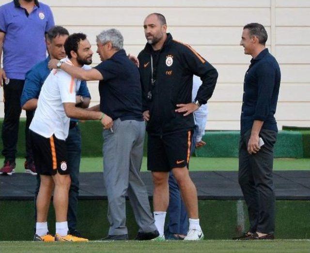 Lucescu, Galatasaray'ın Idmanında