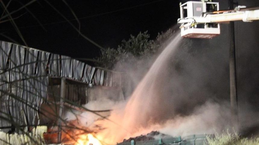 Katı Yakıt Üretim Tesisinde Bir Ayda İki Yangın