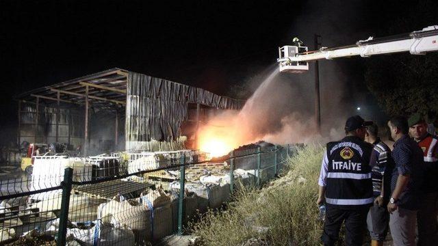 Katı Yakıt Üretim Tesisinde Bir Ayda İki Yangın