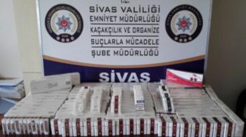 Sivas&rsquo;ta Ka&ccedil;ak Sigara Operasyonu