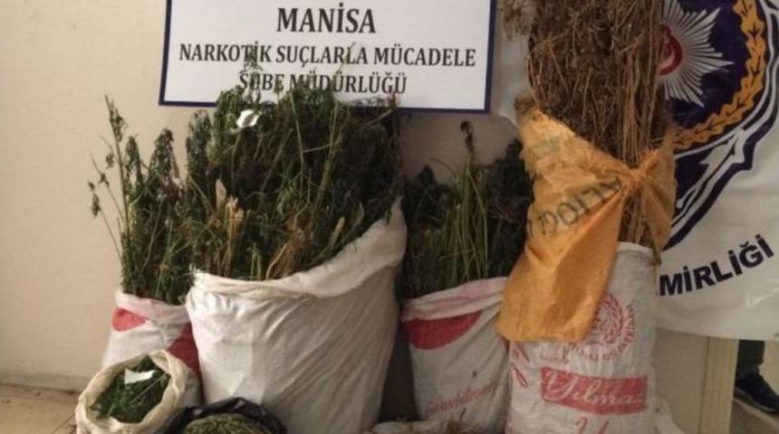Manisa&rsquo;da Uyuşturucu Operasyonu