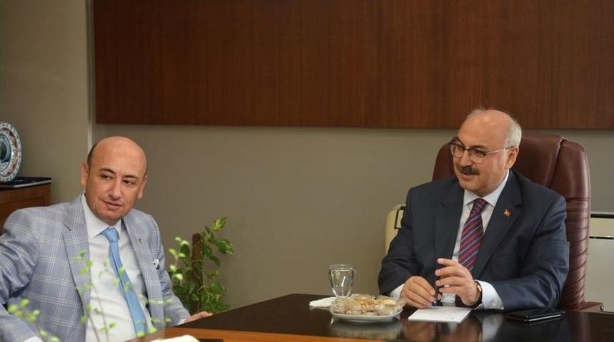 Vali K&ouml;şger&rsquo;den Ayto&rsquo;ya İade-i Ziyaret