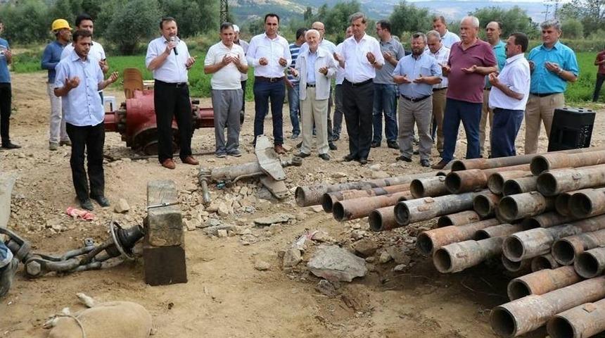 Eynal Kaplıcaları&rsquo;nda Sıcak Su Sondaj &Ccedil;alışması