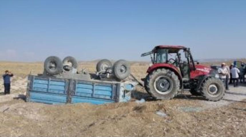 G&uuml;ny&uuml;z&uuml;&rsquo;nde Trakt&ouml;r Kazası, 1 Yaralı