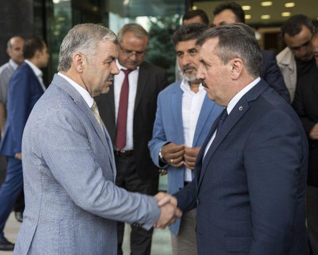 Bbp Genel Başkanı Mustafa Destici, Başkan Çelik’i Ziyaret Etti
