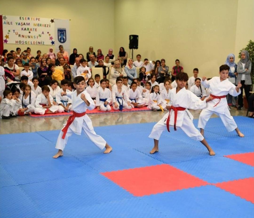 Esertepe Aile Yaşam Merkezi&rsquo;nde Tekvando Heyecanı