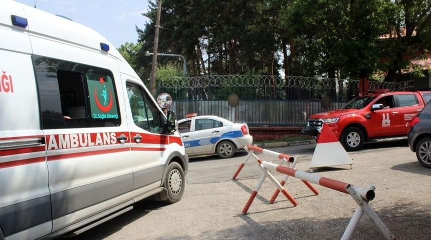 Erzurum&rsquo;da Askeri Karargahta &Ccedil;ıkan Yangın Paniğe Yol A&ccedil;tı