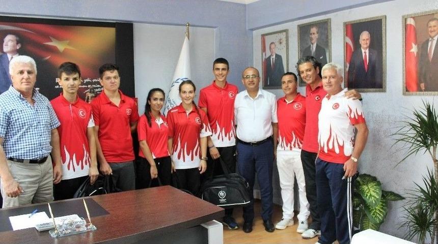 Milli Sporculardan G&uuml;neş&rsquo;e Ziyaret