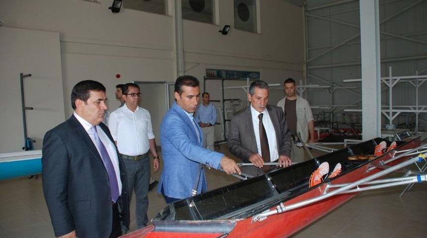 Vali Kalkancı Gazihan Dede Su Sporları Merkezini İnceledi