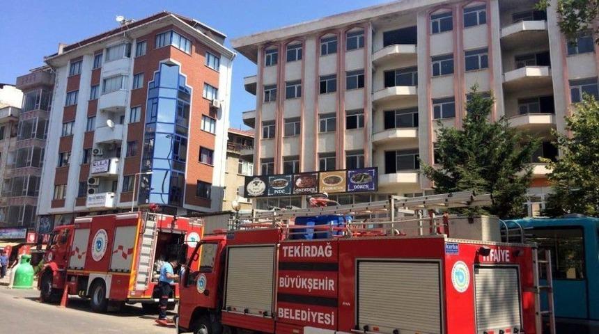 Tekirdağ’da Korkutan Yangın