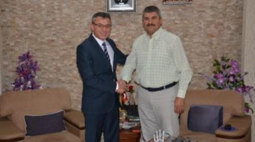 T&uuml;rk Telekom İl M&uuml;d&uuml;r&uuml; İlhan Aytekin&rsquo;den Başkan Arayıt&rsquo;a Ziyaret