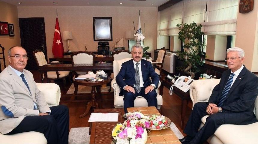 Tşof Başkanı Apaydın&rsquo;dan Ulaştırma Bakanı Ahmet Aslan&rsquo;a Ziyaret