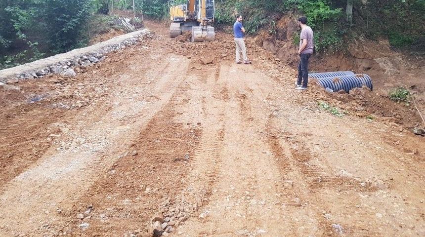 Heyelandan Kapanan Yol Ulaşıma A&ccedil;ıldı