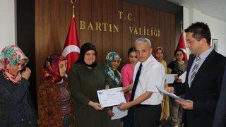 Girişimci Kursiyerlere Belge