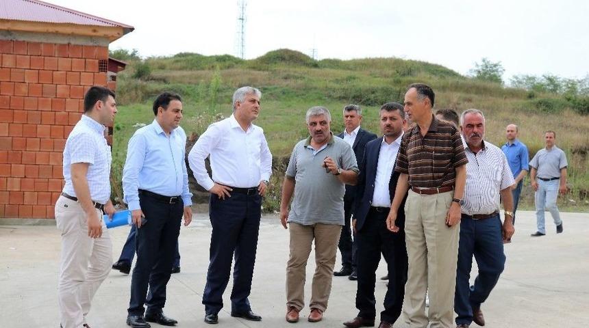 Başkan T&uuml;rkmen Ak Parti Milletvekili G&uuml;nnar İle Şinik Osb&rsquo;yi Gezdi