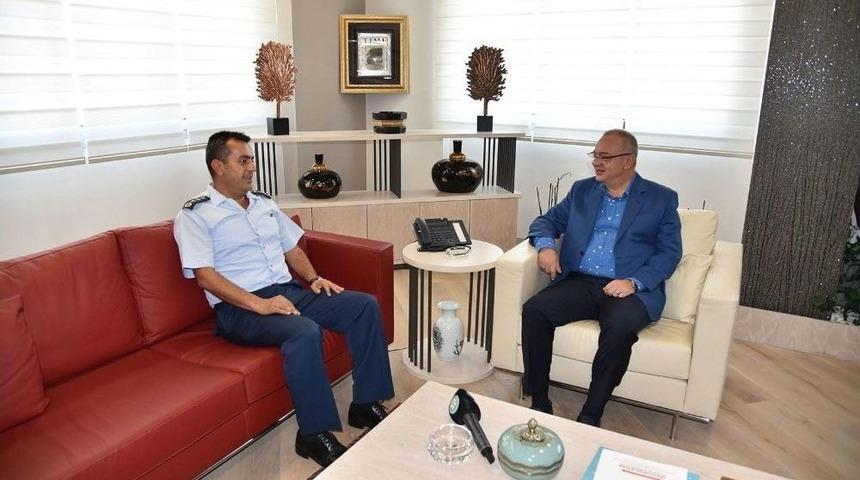 Hava Meydan Komutanından Başkan Ergün’e Teşekkür