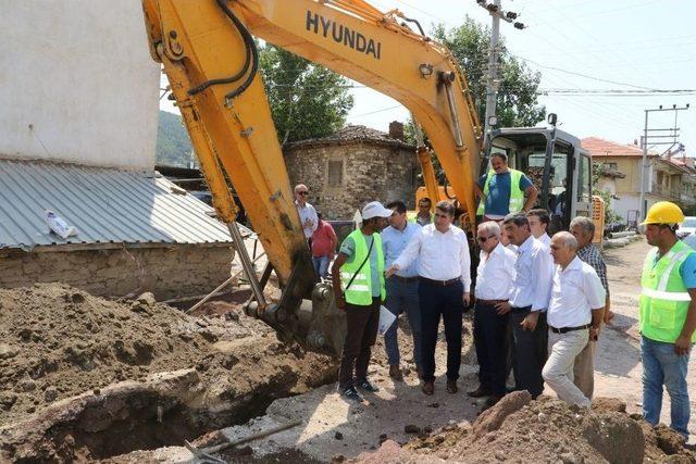 G&ouml;k&ccedil;e&ouml;ren Mahallesine Yapılacak 9 Milyonluk Yatırım T&ouml;renle Başladı 1