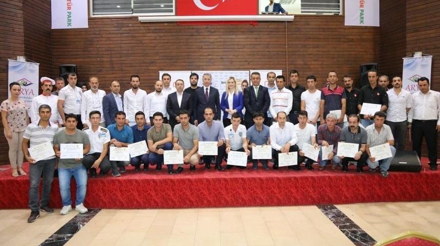 Kültür Park Personeli Eğitimini Tamamladı, Sertifika Aldı