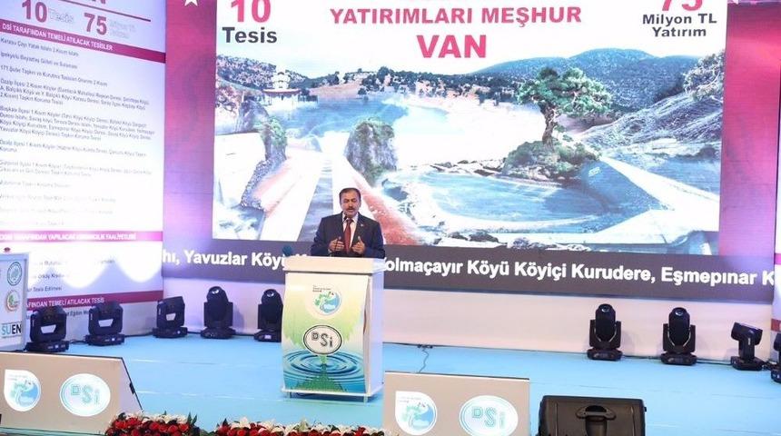 Van&rsquo;da 10 Tesisin Temeli Atıldı