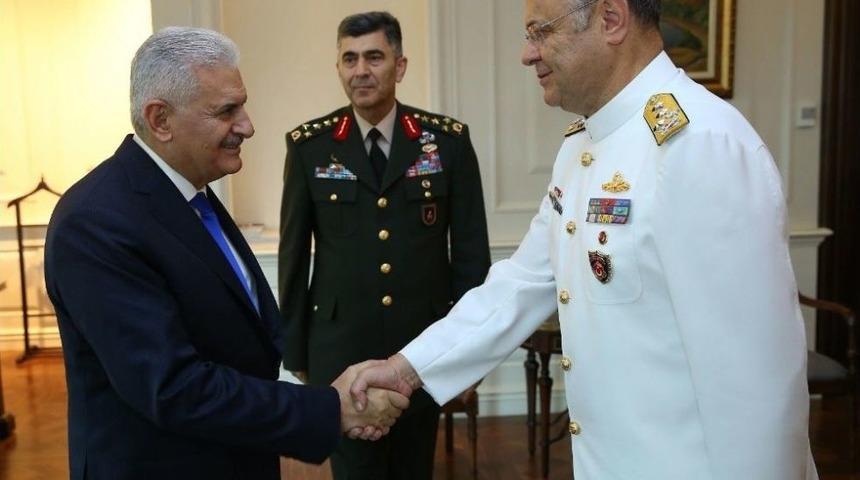 Kuvvet Komutanlarından Başbakan Yıldırım&rsquo;a Veda Ziyareti