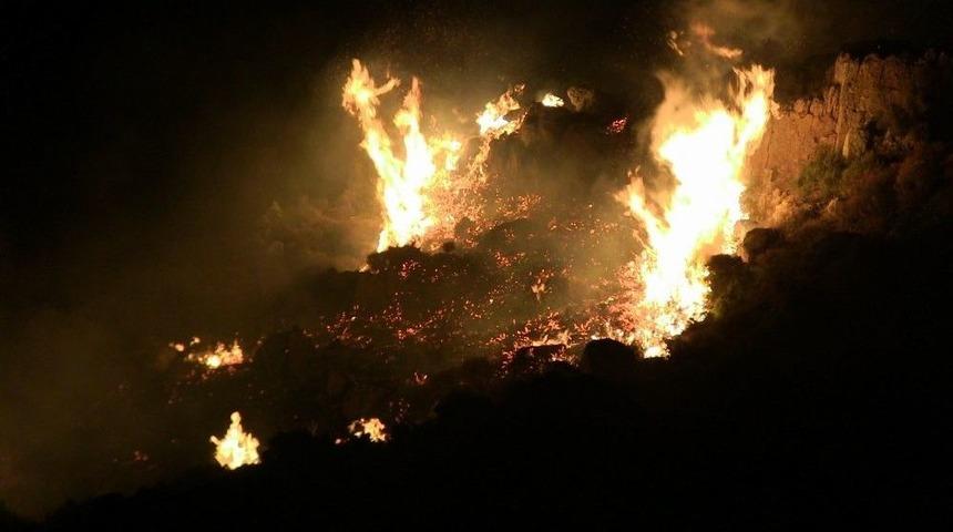 Bodrum&rsquo;da Yangın