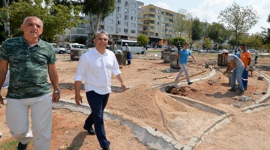 Başkan Uysal&rsquo;dan Tarık Akan Parkı&rsquo;na Denetim
