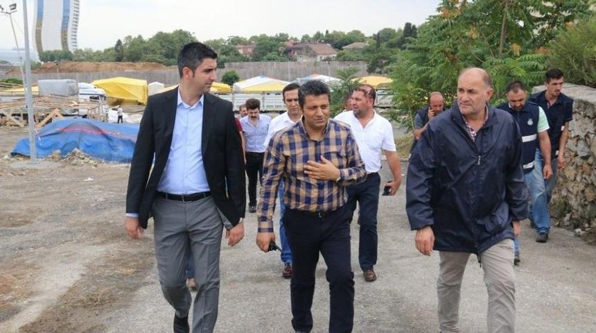 Kartal Belediyesi Başkan Vekili G&uuml;lcemal Fidan&rsquo;dan Kurban Satış Ve Kesim Alanlarına Ziyaret