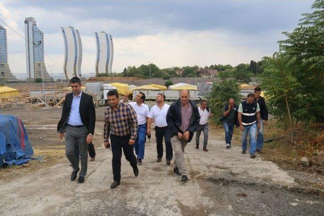 Kartal Belediyesi Başkan Vekili Gülcemal Fidan’dan Kurban Satış Ve Kesim Alanlarına Ziyaret