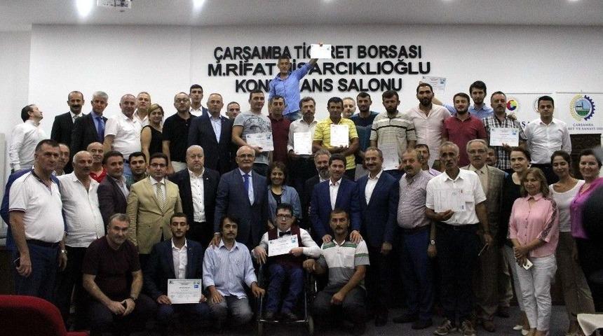 Girişimciler İle Ustalar Belgelendi