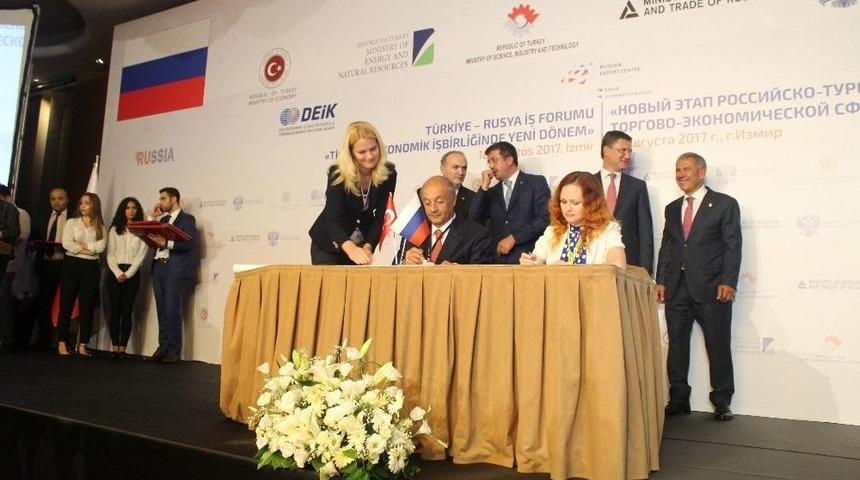 T&uuml;rkiye-rusya İş Forumu&rsquo;nda 100 Milyar Dolarlık Hedef Vurgusu