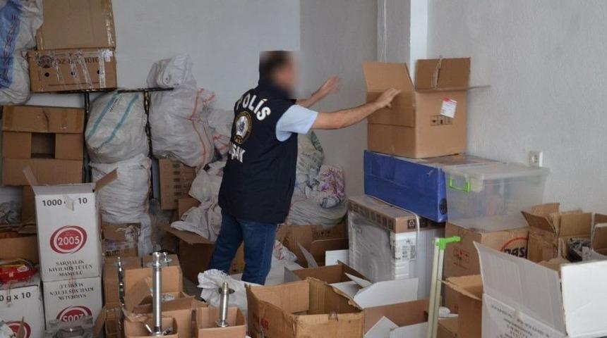 Uşak Emniyeti Kıyılmış Tütün Satan İş Yerlerini Denetledi