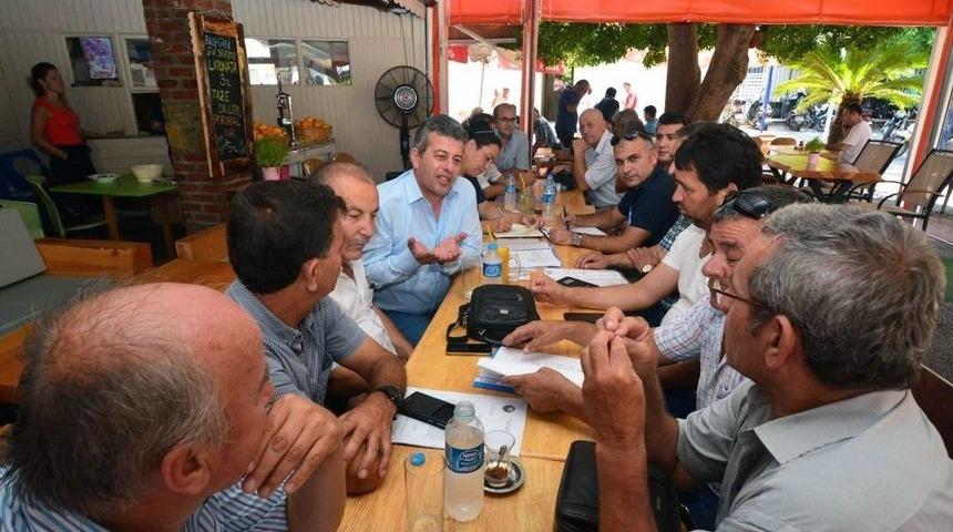 &Uuml;lgen, Seydikemer&rsquo;li Muhtarları Dinledi