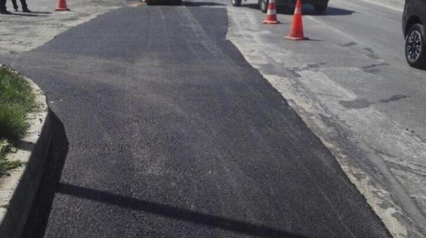 K&ouml;rfez&rsquo;de Asfalt &Ccedil;alışmaları S&uuml;r&uuml;yor