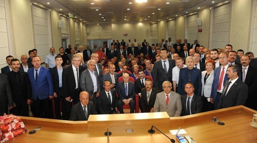 K&uuml;tahya Mhp&rsquo;den, Genel Başkan Devlet Bah&ccedil;eli&rsquo;ye Ziyaret