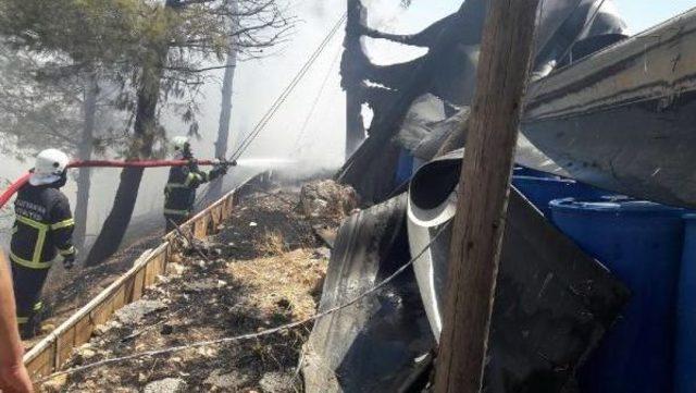 Adıyaman'da Jandarma Atış Poligonunda Yangın