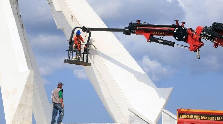 53 Yıllık Anıt Onarıma Alındı