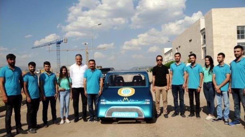 Munzur &Uuml;niversitesi &Ouml;ğrencilerinden Elektrikli Otomobil