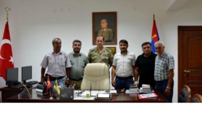 Gazetecilerden Jandarma Komutanı Başaklıgil&rsquo;e Hayırlı Olsun Ziyareti