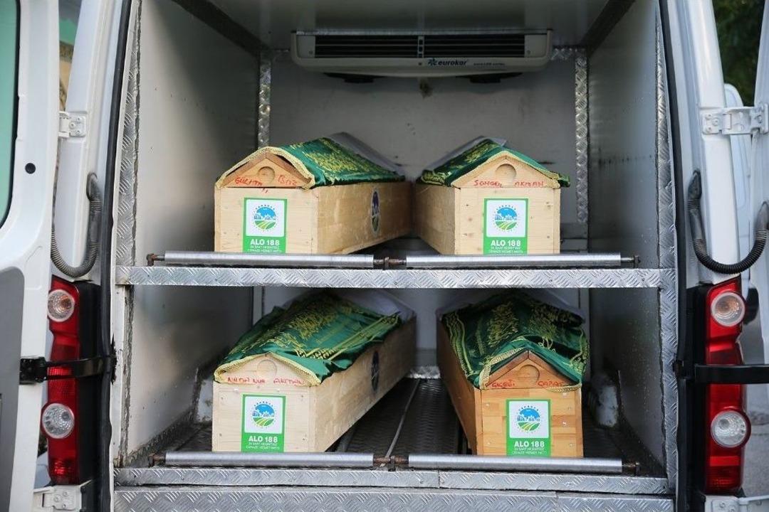 Trakt&ouml;r Kazasında &Ouml;lenlerin Cenazesi Mardin&rsquo;e G&ouml;nderildi