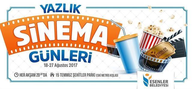 Esenler’de ‘yazlık Sinema Günleri’ Başladı