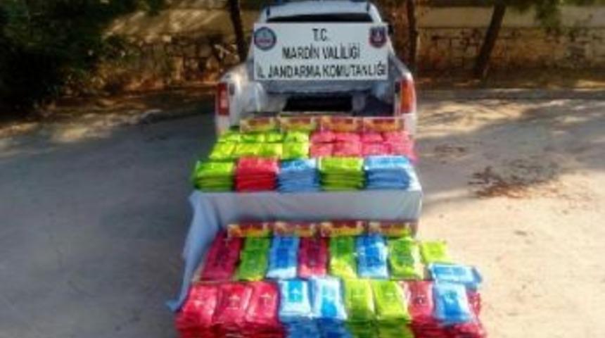 Mardin'de 665 Kilo Ka&ccedil;ak Nargile T&uuml;t&uuml;n&uuml;ne 4 G&ouml;zaltı