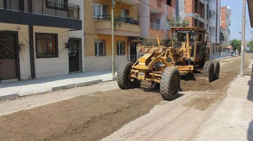 Turgutlu’da Altyapısı Tamamlanan Sokaklar Yenileniyor