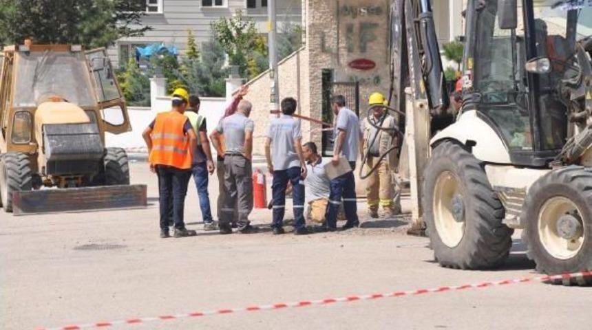 Başkent'te Doğalgaz Borusu Patladı