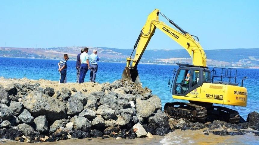 Lapseki&rsquo;de Kordon &Ccedil;alışmaları Devam Ediyor
