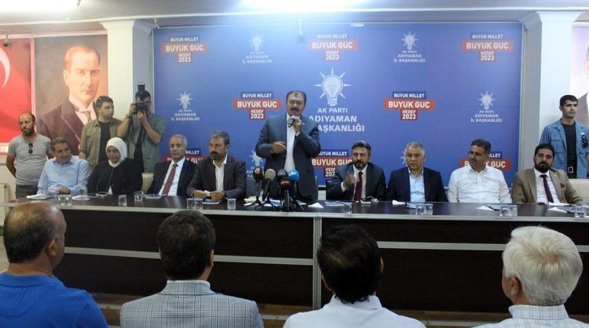 Bakan Veysel Eroğlu Adıyaman&rsquo;da Temaslarda Bulundu