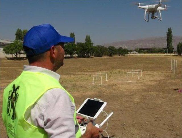 Erzincan'da Drone'lu Kurban Yakalama Timi